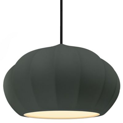 Radiance Oval Fluted LED Pendant