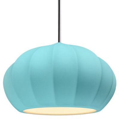 Radiance Oval Fluted LED Pendant