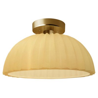 Radiance Pleated Dome LED Semi-Flushmount