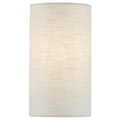 Textile ADA Cylinder Fabric Wall Sconce