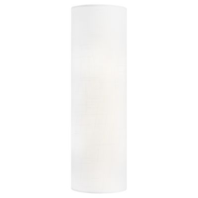 Textile Classic ADA Tube Fabric Wall Sconce