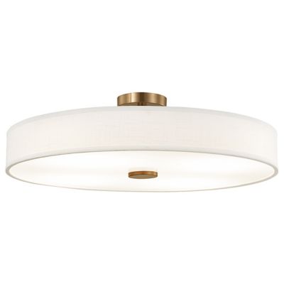 Genova LED Low-Profile Drum Semi-Flushmount