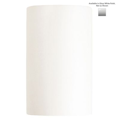 Ambiance Cylinder Wall Sconce (Gloss White|L|Std) - OPEN BOX