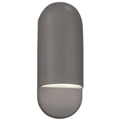 Ambiance Capsule ADA Wall Sconce (Gloss Grey|Small)-OPEN BOX