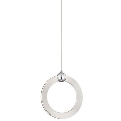 Hermosa LED Mini Pendant (Brushed Nickel w/ Chrome)-OPEN BOX
