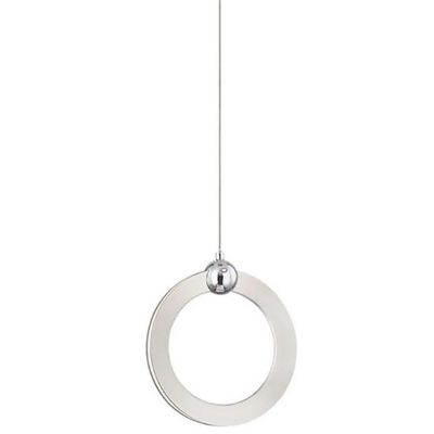 Vilhelm LED Mini Pendant (Brushed Nickel w/ Chrome)-OPEN BOX