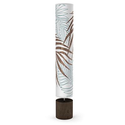 Palm Leaf Column Floor Lamp