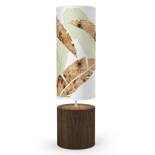 Banana Leaf Column Table Lamp