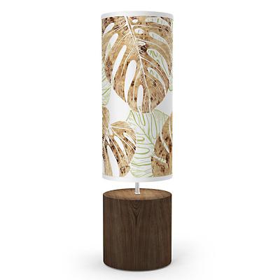 Monstera Leaf Column Table Lamp