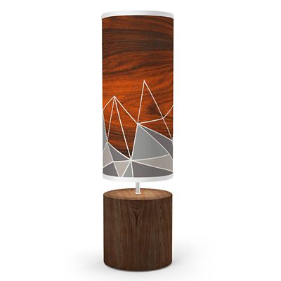 Facet Column Table Lamp