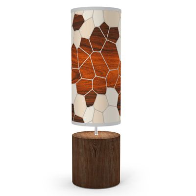 Geode Column Table Lamp