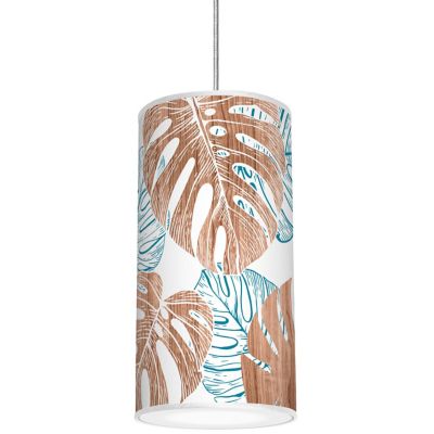 Monstera Column Pendant