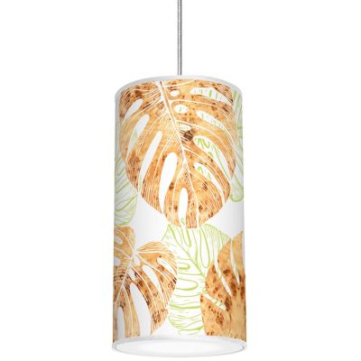 Monstera Column Pendant