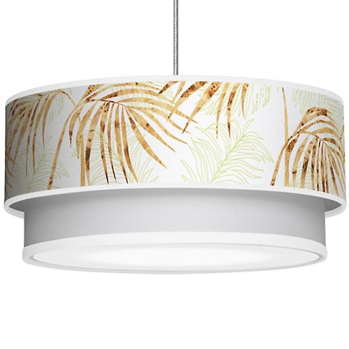Palm Double Tiered Pendant