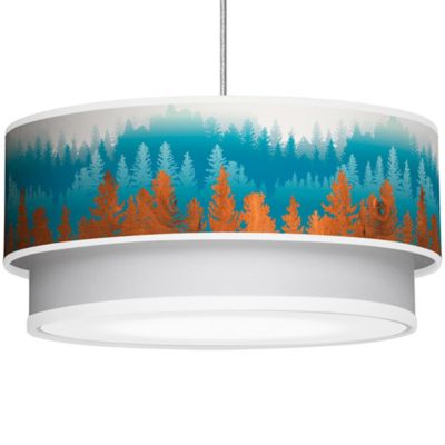 Treescape Double Tiered Pendant