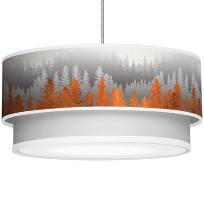 Treescape Double Tiered Pendant