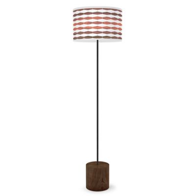 Weave Drum Floor Lamp