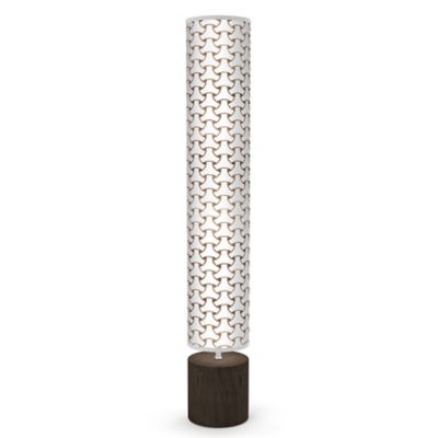 Basket Weave Column Floor Lamp