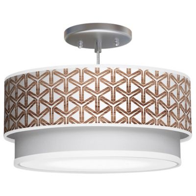 Cubist Double Tiered Pendant