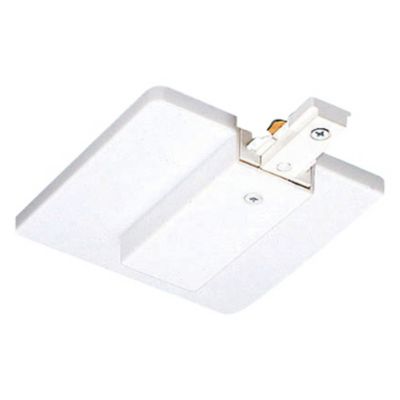 End Feed Connector&Outlet Box Cover(White|1Circuit)-OPEN BOX