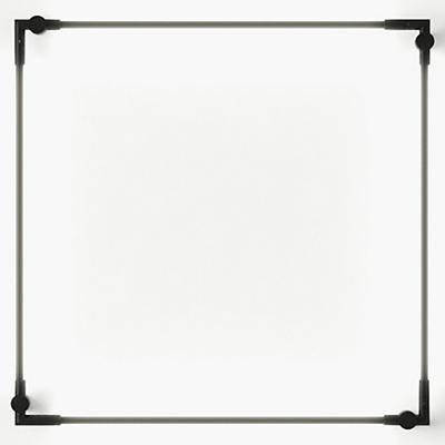 Thin Primaries Square LED Wall Sconce
