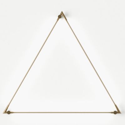 Thin Primaries Triangle LED Wall Sconce