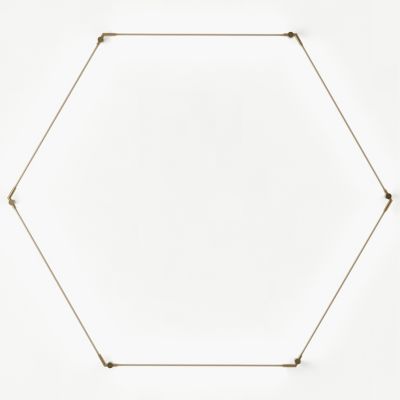 Thin Primaries Hexagon LED Wall Sconce