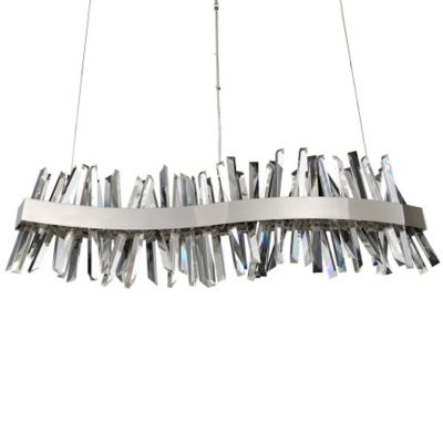 Glacier LED Wave Linear Suspension by Allegri by Kalco Lighting at