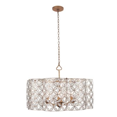 Capital 18 Wide Oxidized Brass Pendant Light