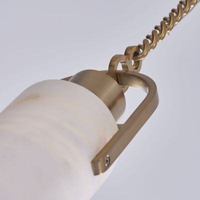Shown in Winter Brass finish, Detail shot
