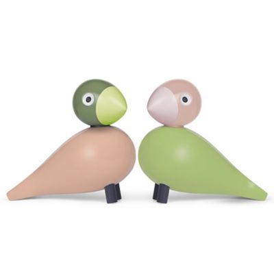 Lovebirds Miniature, Set of 2