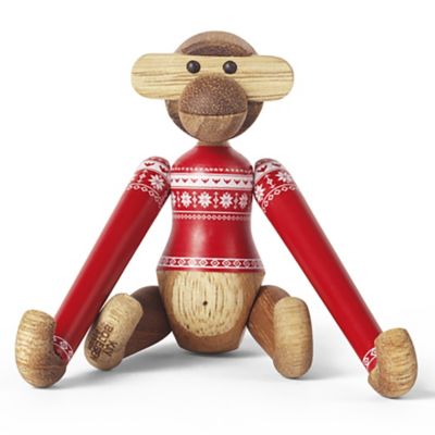 Monkey Christmas Jumper Miniature