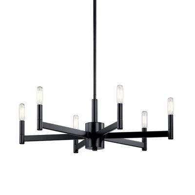 modern industrial chandelier