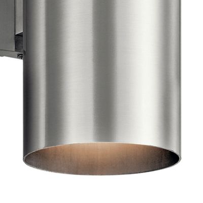 Shown in Brushed Aluminum finish, Detail shot