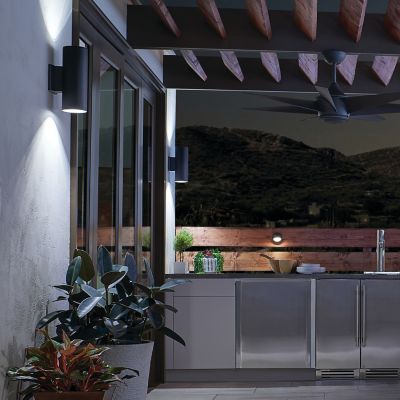 Cylinder Outdoor LED Wall Sconce by Kichler at Lumens.com