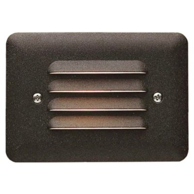 Louvered Step Light (Textured Architectural Bronze)-OPEN BOX