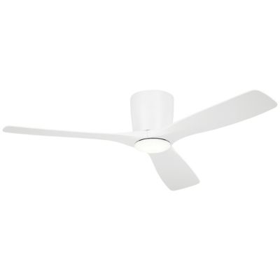 Volos LED Ceiling Fan (Matte White|54 In) - OPEN BOX