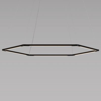 Koncept - ZBP-16-H-SW-MTB-CNP - LED Pendant - Z-Bar Pendant - Matte Black