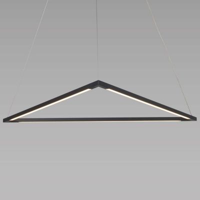 Ceiling hanger Triangle, 3-sided labelable