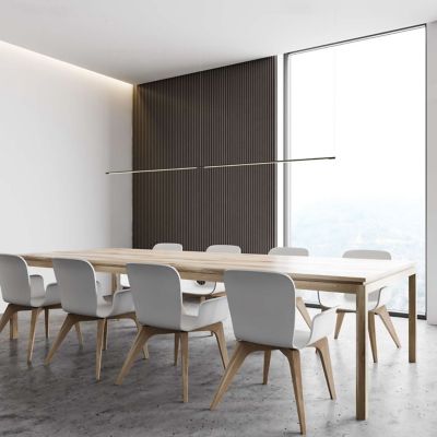 Shown in Matte Black finish, 96 Inch, in use