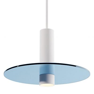 Combi LED Pendant with Decorative Glass Plate