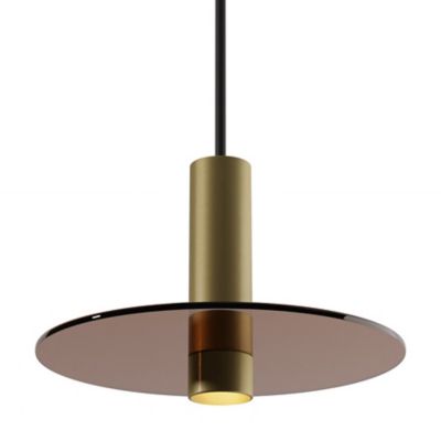 Combi LED Pendant with Decorative Glass Plate