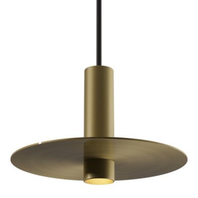 Combi LED Pendant with Decorative Glass Plate