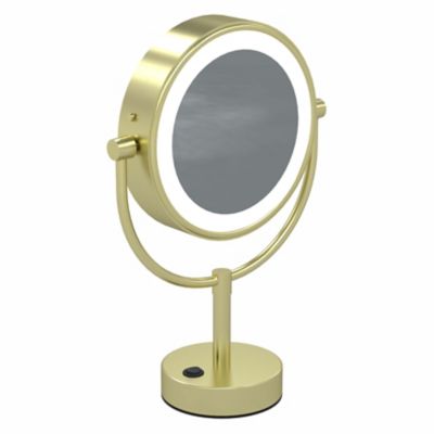 Neo Modern LED Lighted Freestanding Mirror