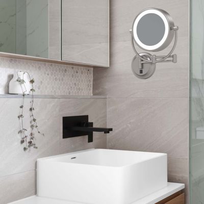 Shown in Brushed Nickel finish, in use