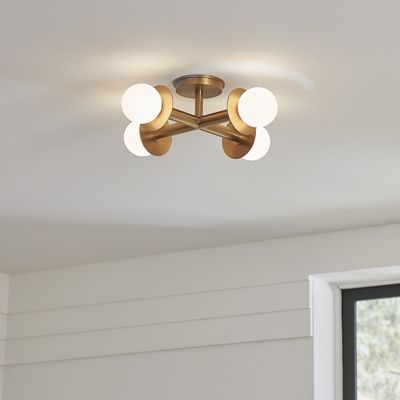 Kelan Semi Flush Mount  Visual Comfort Studio Collection