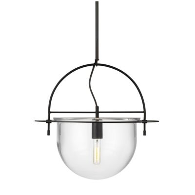 Industrial Globe Black Pendant Lighting at Lumens