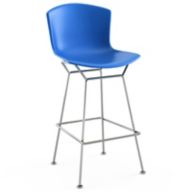 Modern Blue Counter & Bar Stools