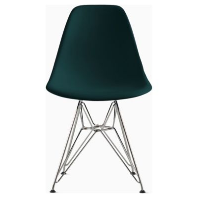 Eames Molded Plastic Side Chair - Wire Base