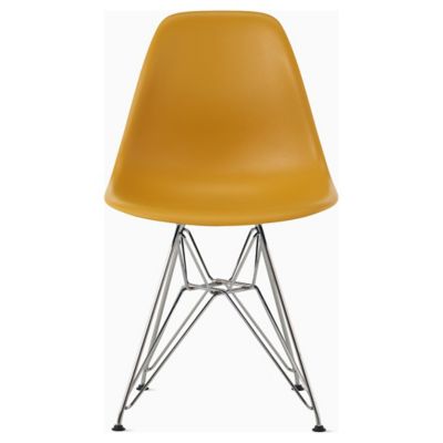 Eames Molded Plastic Side Chair - Wire Base